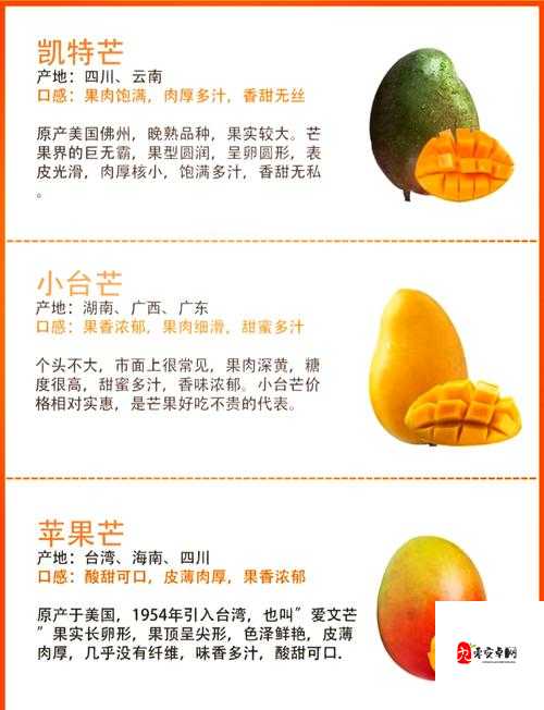 芒果精产国品一二三产区区别:各产区特点大揭秘