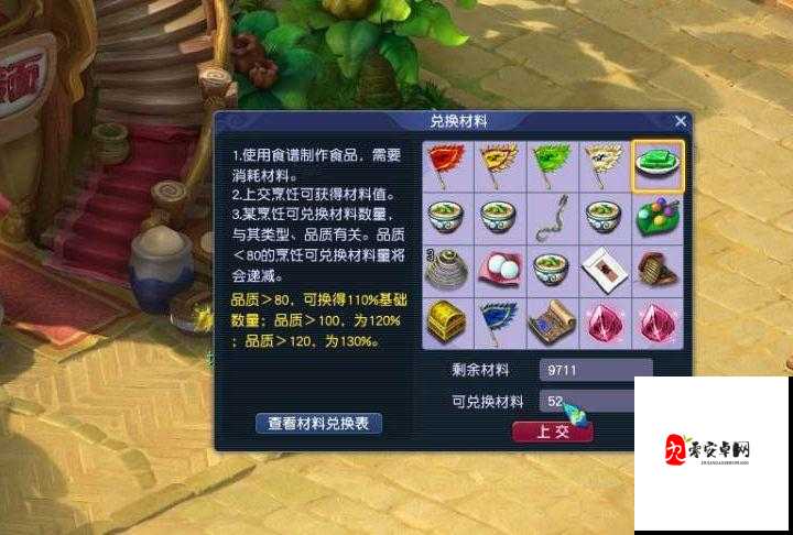 梦幻西游烹饪食谱攻略,资源管理的艺术