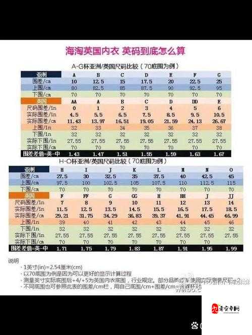 国产尺码和欧洲尺码表对比:差异与换算方法详解