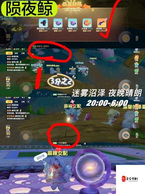 摩尔庄园手游粉海豚,稀有鱼种的捕捉秘籍