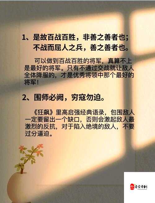 探秘兵书之韵,解析孙子兵法在资源管理中的智慧与应用