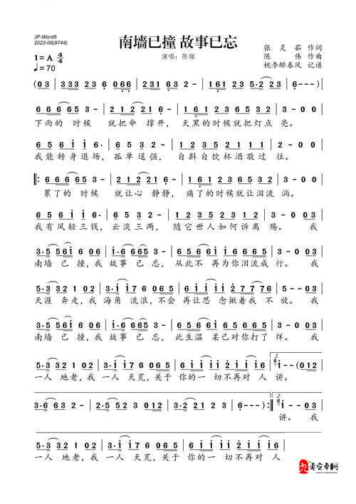 可能我撞了南墙才会回头吧,这句歌词究竟出自何方神曲?