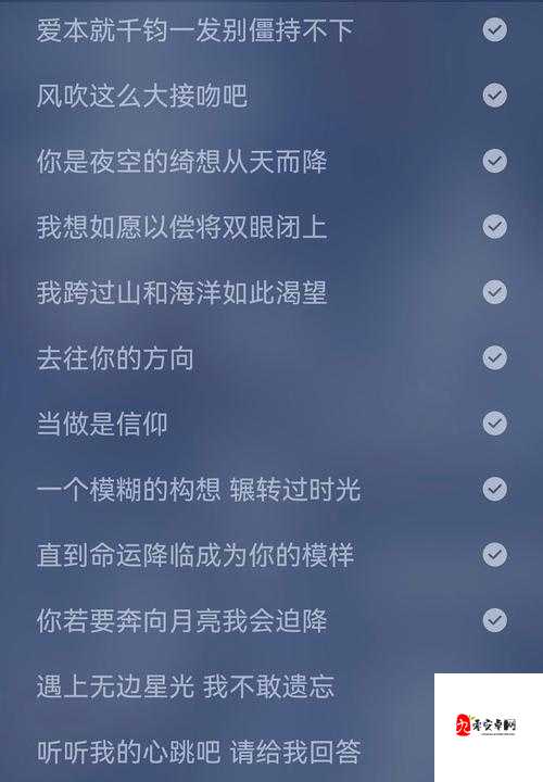 从歌词里听懂的,不只是爱情的年纪
