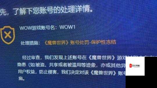 魔兽世界怀旧服名字违规,封号风险知多少?
