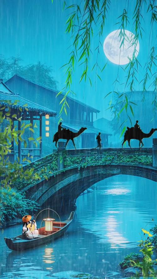 烟雨入江南,山水间绘就墨染诗篇