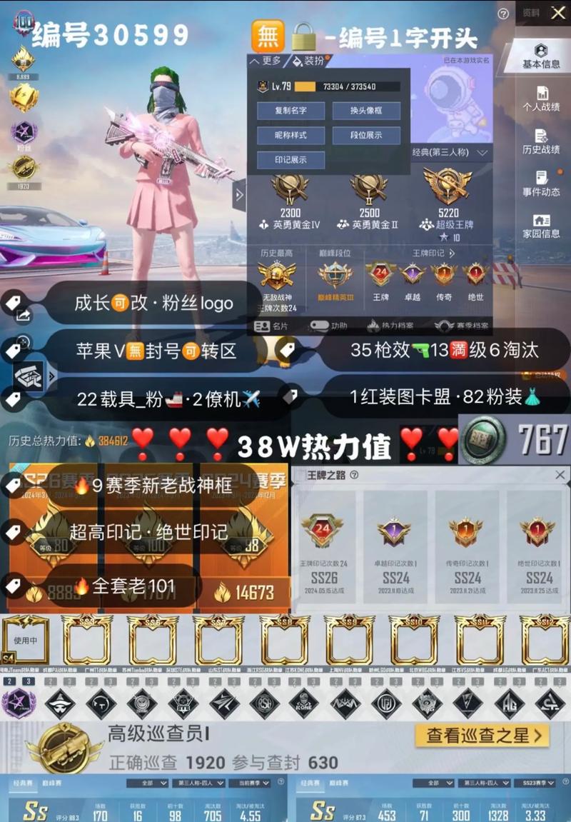 和平精英印记选择,解锁荣耀之路的钥匙